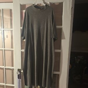 ASOS Charcoal Long Sleeve Dress